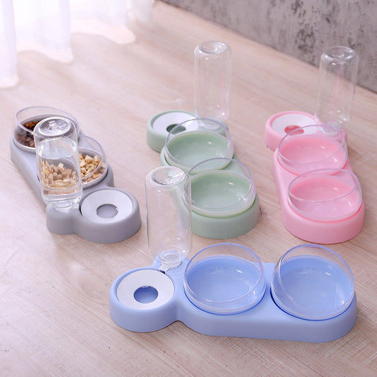 Pet Cat Bowl Automatic Feeder Dog Cat Food